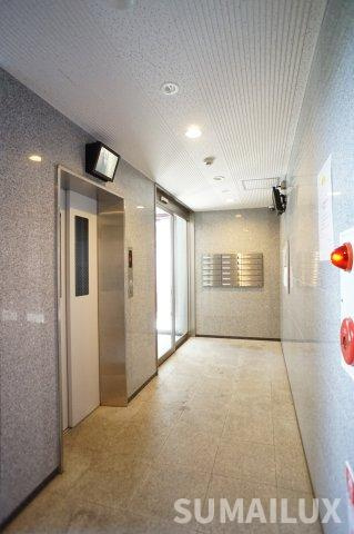 熊本市中央区九品寺６丁目の賃貸マンションのロビー