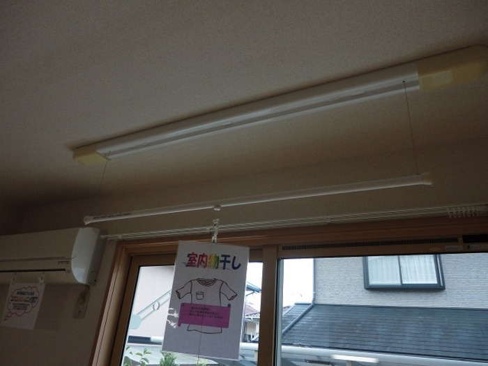 ジュパール Ⅲ棟のその他|室内物干し