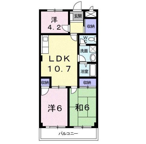【間取り】 | アレーゼＦ