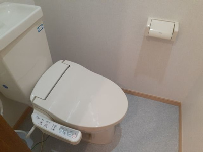 【トイレ】 | プレステージ三日市 | ゆったりとした空間のトイレです