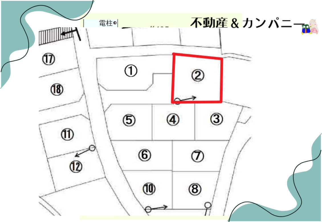 クレイドルガーデン柳原第2-1号棟　松山市柳原第2の新築戸建の区画図