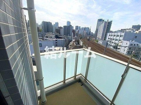 豊島区南大塚１丁目の賃貸マンションのバルコニー|別号室参考写真