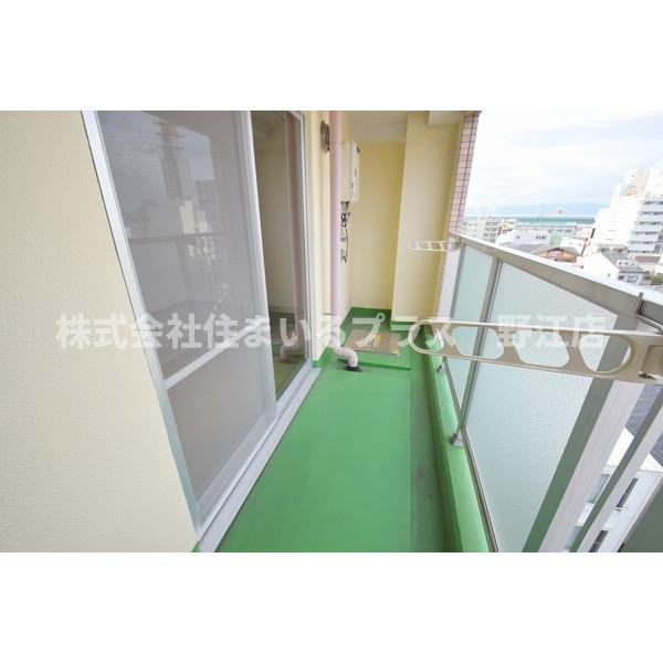 守口市日吉町１丁目の賃貸マンションのバルコニー