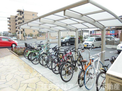 【その他共用部分】 | ハピネス新涯 | 駐輪場