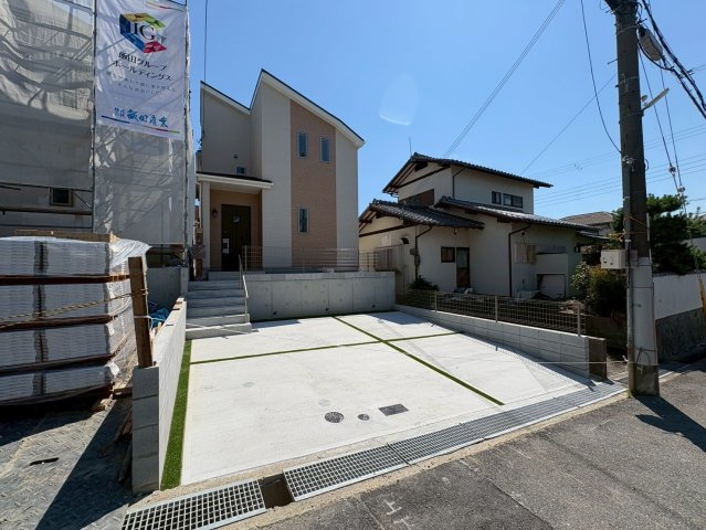 本多聞6丁目23番　新築戸建て　の外観|きれいな外観です