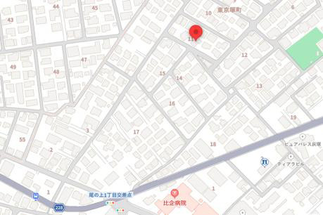よかタウン／東区東京塚町２期／２号棟の地図