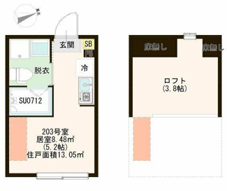 【間取り】 | ラヴィ新小岩 |  