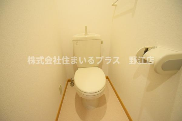 守口市南寺方北通２丁目の賃貸マンションのトイレ
