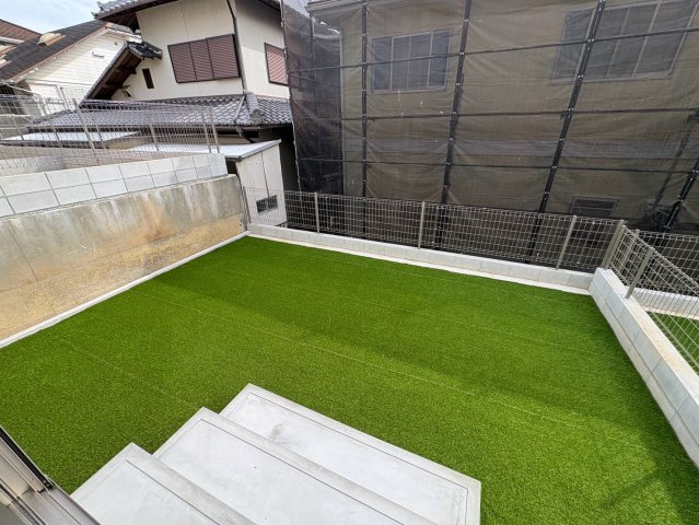 垂水区本多聞6丁目　新築戸建て　B号棟の庭|お庭です