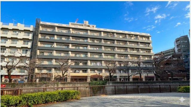 ★仲介手数料無料★中目黒マンション（目黒川沿い佇むヴィンテージレジデンス）の外観