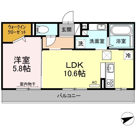 ペリゴール・ブランの間取り