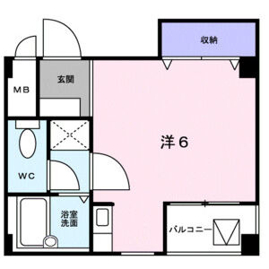 パル六甲の間取り