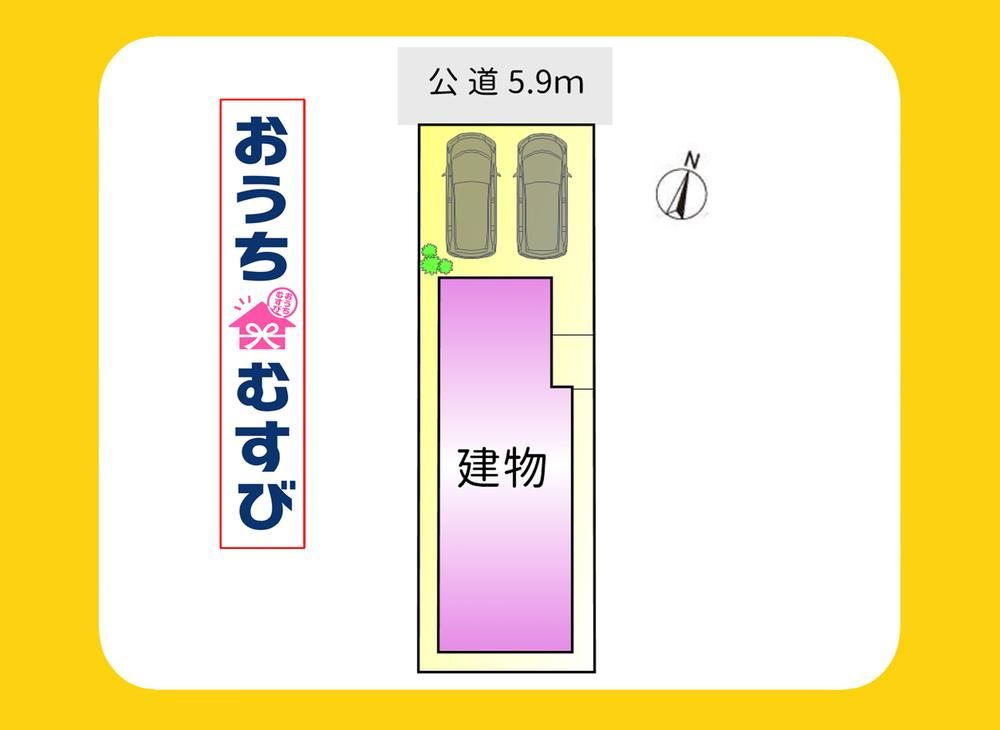 守山区太田井005①(全1棟)の区画図