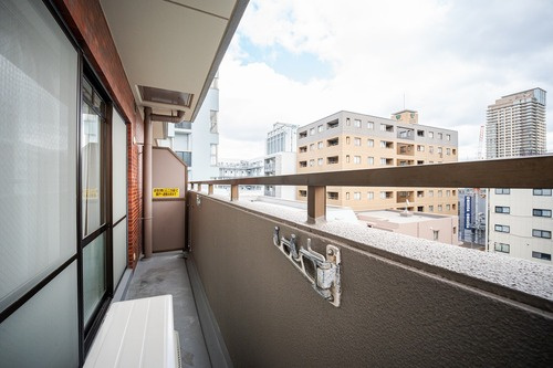 ライオンズマンション生田川東のバルコニー