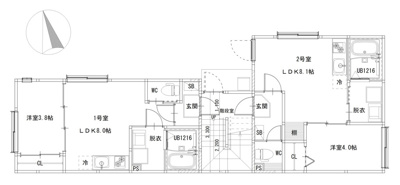 【区画図】 | 西新井栄町一丁目2A