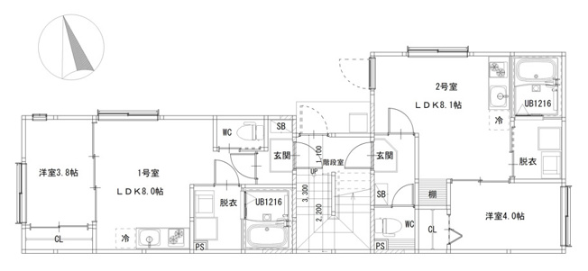 【区画図】 | 西新井栄町一丁目2A