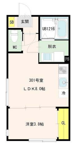 【間取り】 | 西新井栄町一丁目2A
