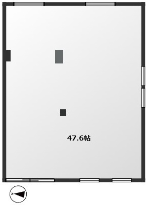 【間取り】 | 松島３丁目貸店舗