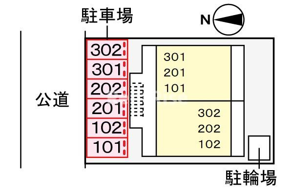 メゾン古杁のその他共用部分|駐車場