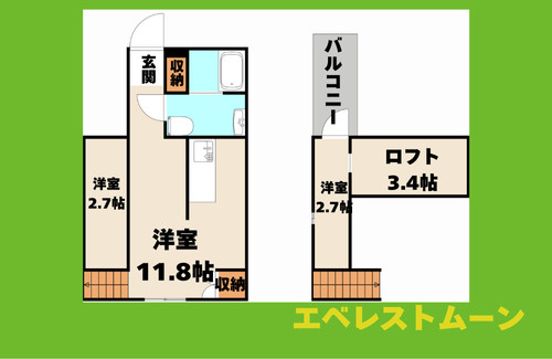 PRIMAVERA　WESTの間取り