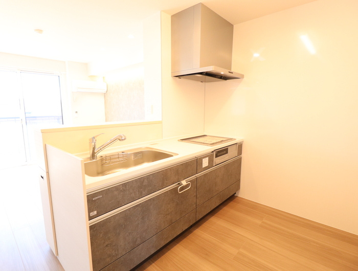 熊本市南区御幸笛田３丁目のアパートのキッチン