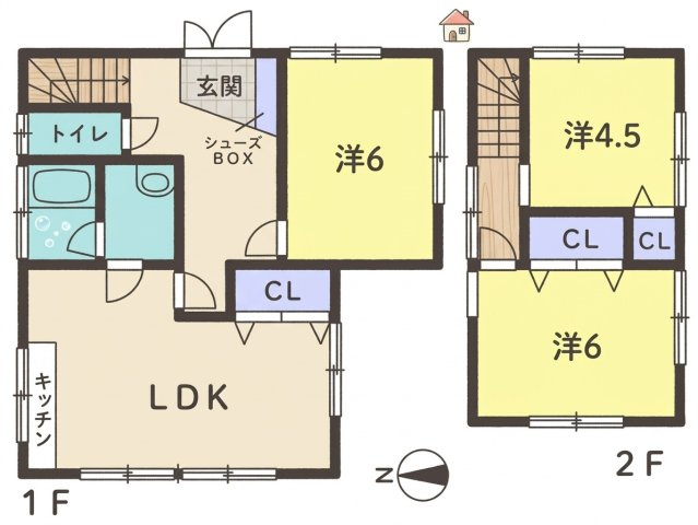 【間取り】 | 東広島市西条町下見