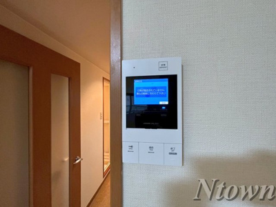 【セキュリティ】 | ドミール長者町 | モニター付きインターフォンです