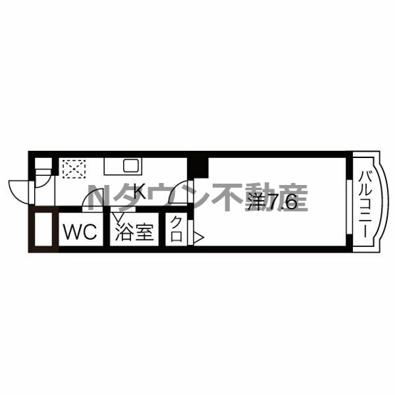 【間取り】 | ドミール長者町 | 間取りです。