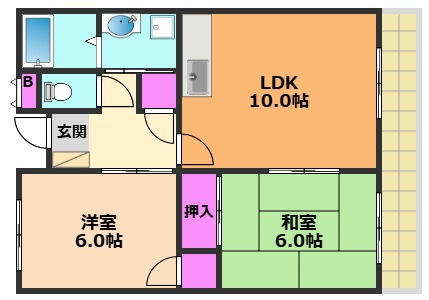 ひまわり公園マンションの間取り