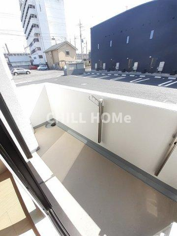 グランシャトル　高崎のバルコニー