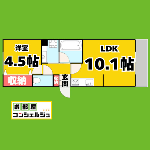 ヒールコートⅡの間取り
