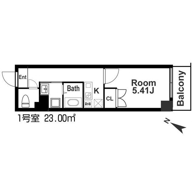 みおつくし江戸堀の間取り