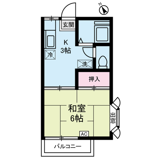 【間取り】 | 美登利ハイツ