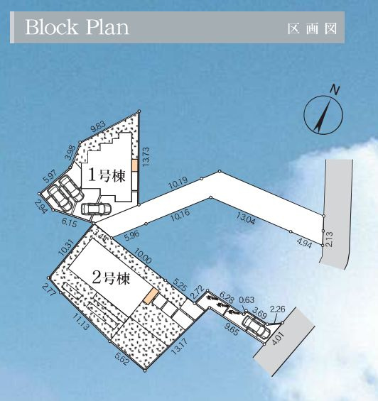 鎌倉市浄明寺４丁目新築戸建て　１号棟の区画図|区画図「鎌倉市浄明寺4丁目新築戸建て」