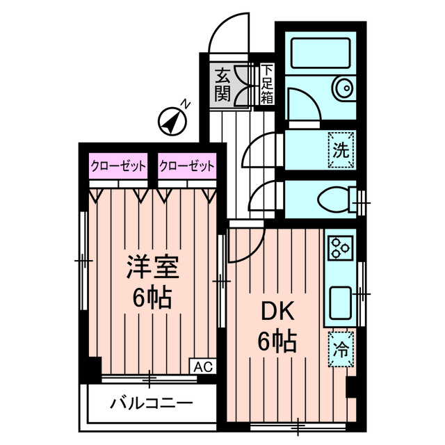 ジュンヴェール山本の間取り