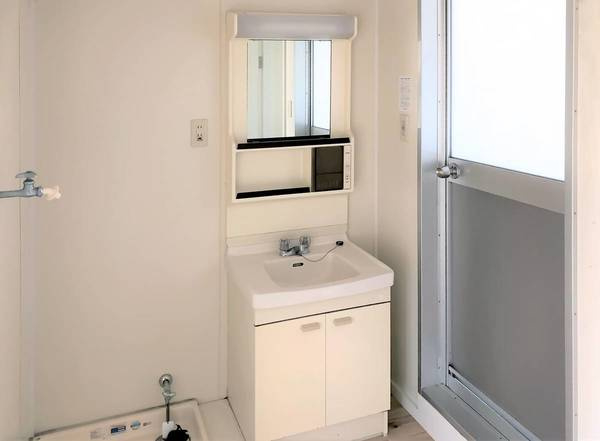 ビレッジハウス上北島1号棟の洗面所|ビレッジハウスの同一物件・同一タイプの間取りの写真です