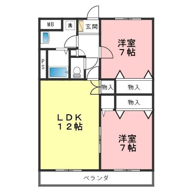 ア・ドリーム星ケ丘南の間取り