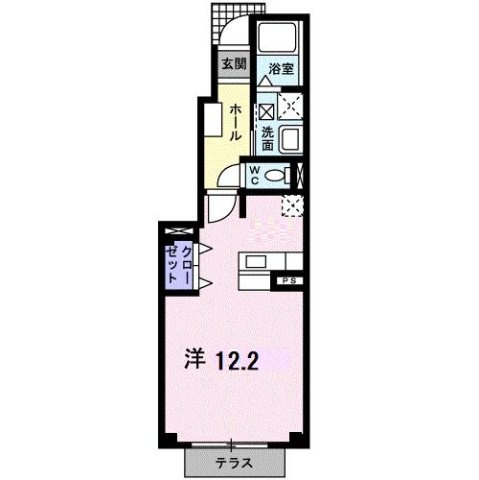 フォレストヒルズ２号館の間取り