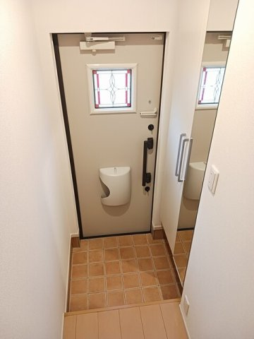 プリートカーサＫの玄関