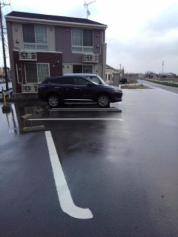 青空の駐車場