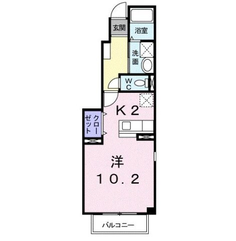 メゾン　ド　ピーノの間取り