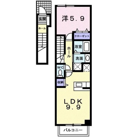 メゾン　ド　ピーノの間取り