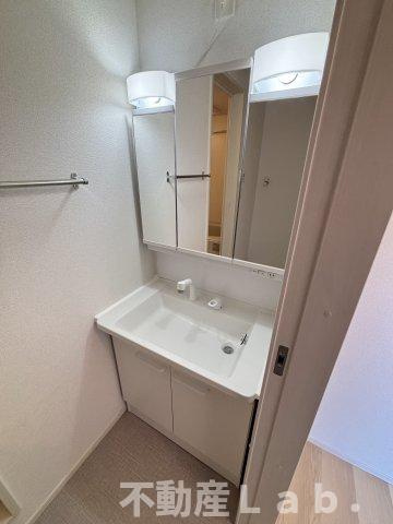 クレセールＡの洗面所