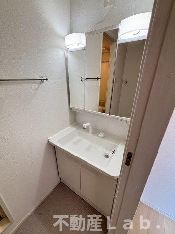 クレセールＡの洗面所