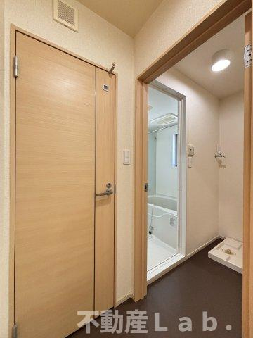 クレセールＡの洗面所