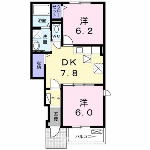 アロム　デ　リスの間取り
