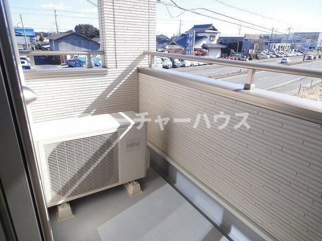 クラール泉　Ａのバルコニー