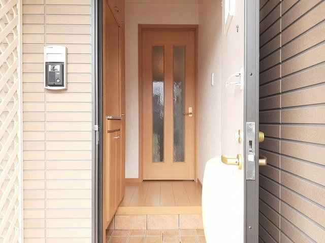 ソフテイル　Ｃの玄関|きれいな玄関です
