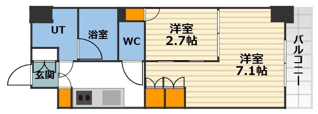 ウエリスアーバン守口の間取り