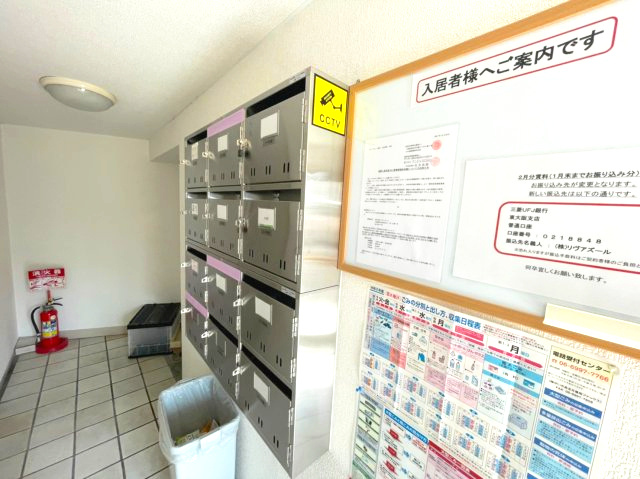 守口市藤田町６丁目の賃貸マンションのロビー